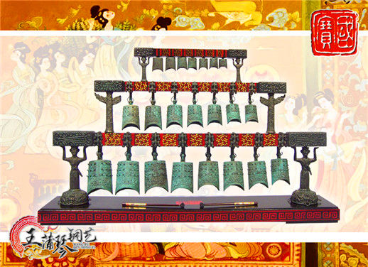 22件編鐘 工藝禮品 總裁辦公室裝飾品 中國古樂器仿制品